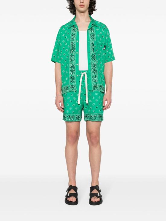 팜앤젤스 반팔 셔츠 PMGG005 S24FAB0065555 GREEN - PALM ANGELS