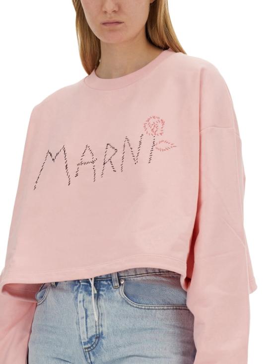  마르니 긴팔 티셔츠 FLJE0198S1 UTC27500C16 PINK - MARNI