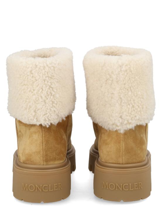 26FW 몽클레어 아우레아 미드 스웨이드 & 시어링 부츠 4F00070 M697123L BEIGE - MONCLER
