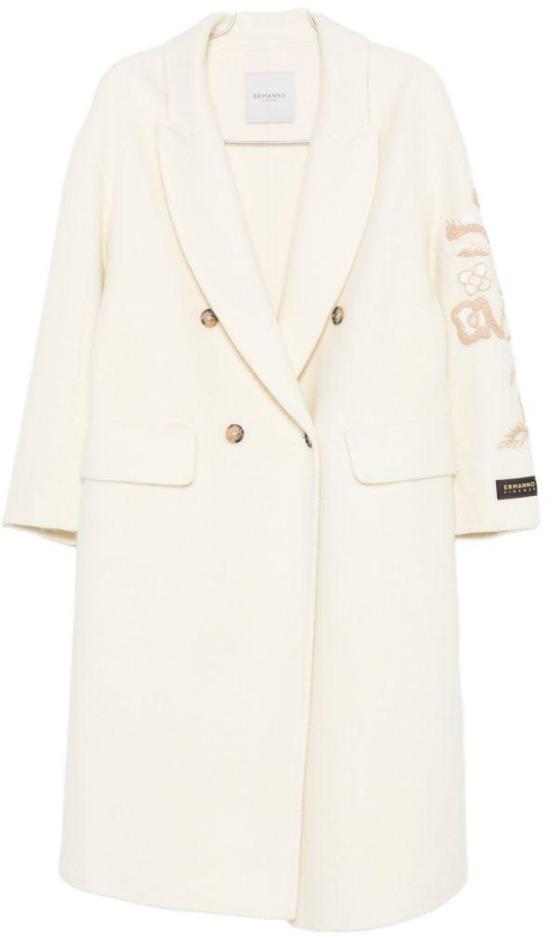 26FW 에르마노 피렌제 트렌치 코트 D49ED016EY0MF333 WHITE