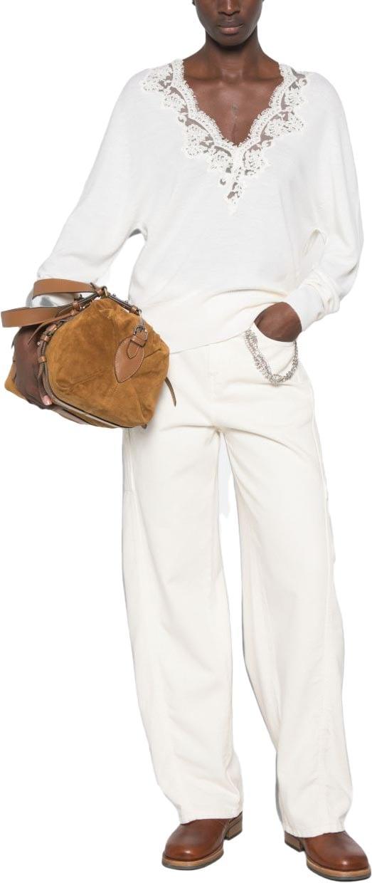 26FW 에르마노 피렌제 데님 팬츠 D49EP062EJ0MF333 WHITE - ERMANNO FIRENZE