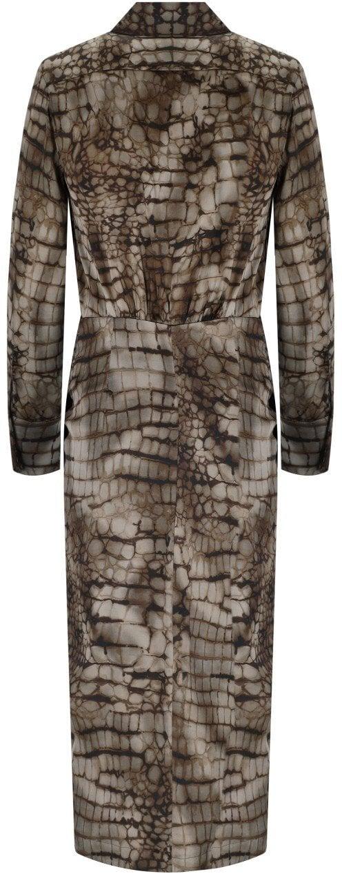 26SS 엘리자베타프랜치 원피스 9266396791030 BROWN - ELISABETTA FRANCHI