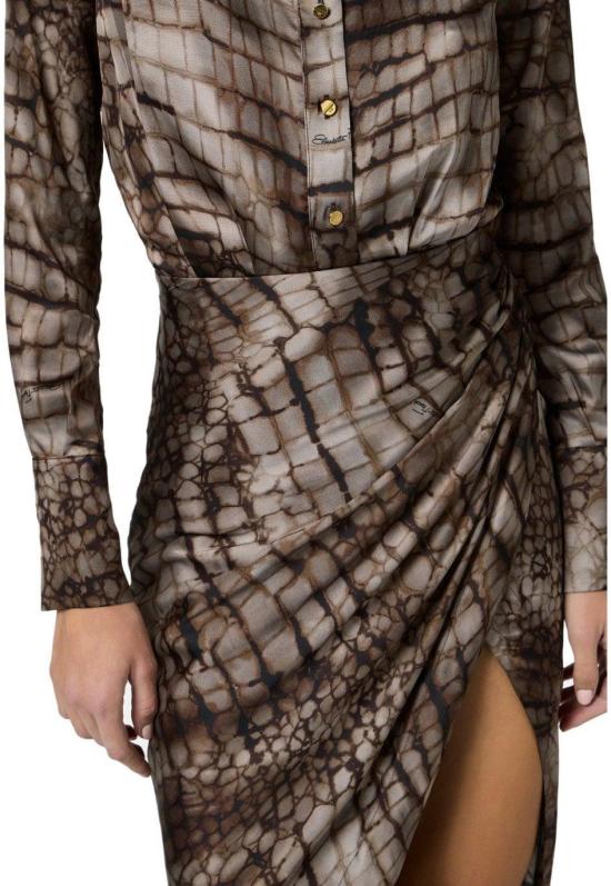 26SS 엘리자베타프랜치 원피스 9266396791030 BROWN - ELISABETTA FRANCHI