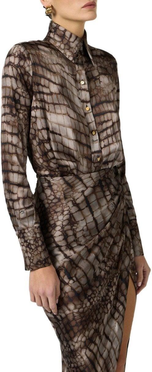 26SS 엘리자베타프랜치 원피스 9266396791030 BROWN - ELISABETTA FRANCHI