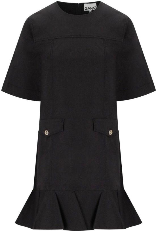 26SS 가니 원피스 9241394217206 BLACK