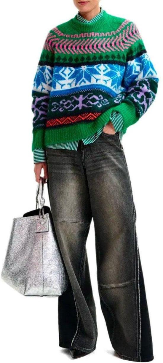 25FW 에센셜앤트워프 니트웨어 9168052322550 GREEN - ESSENTIEL ANTWERP