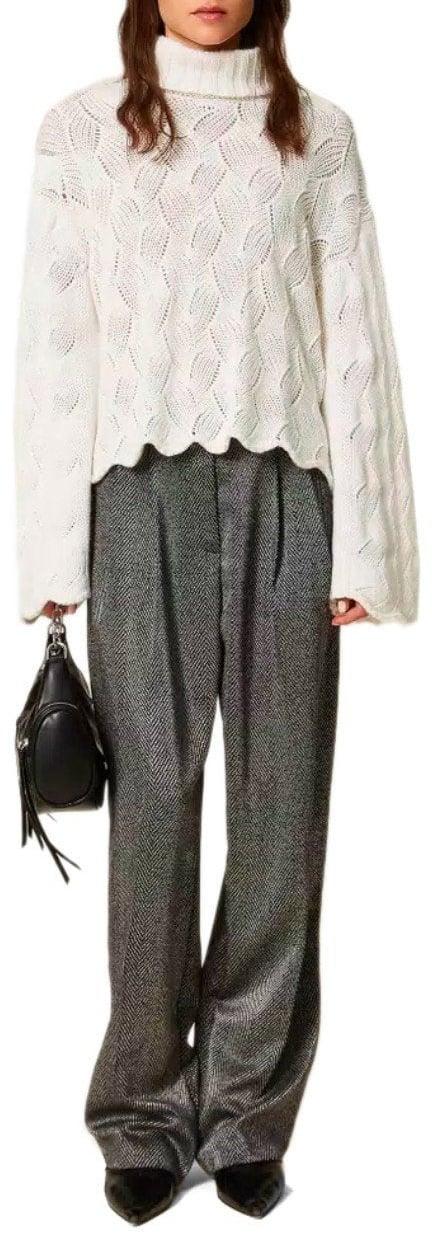 25FW 트윈셋 니트웨어 9191657898230 WHITE - TWINSET