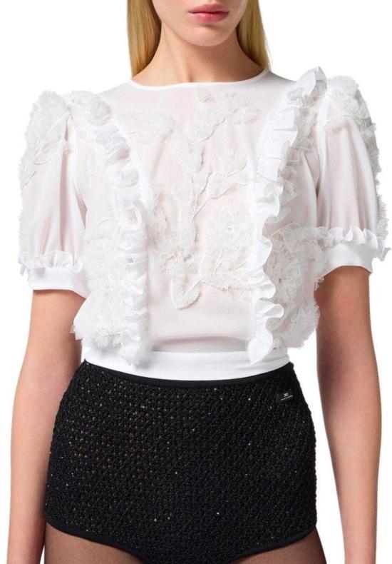  엘리자베타프랜치 탑 9012302479606 WHITE - ELISABETTA FRANCHI