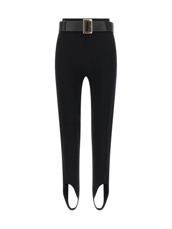 26FW 셀프 포트레이트 스트레이트 팬츠 AW26174PB BLACK