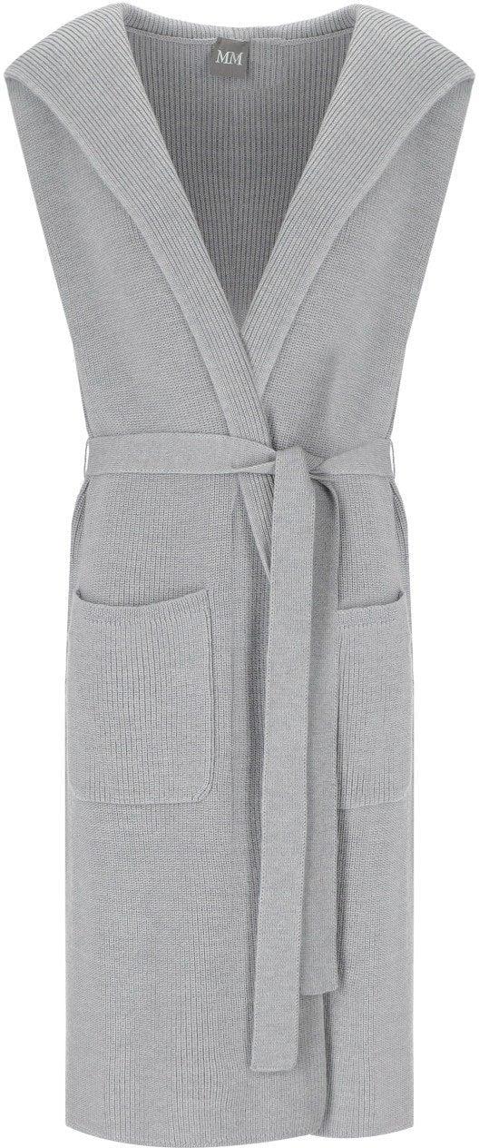25FW 막스마라 바데스 슬리브리스 울 가디건 2526356018600005 GREY