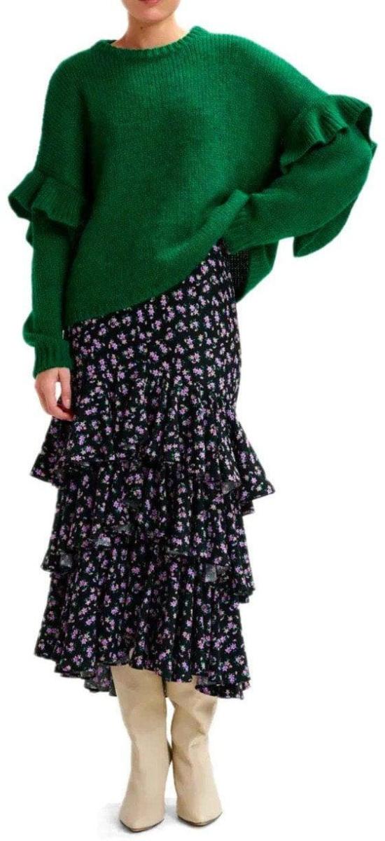 25FW 에센셜앤트워프 니트웨어 9162390798582 GREEN - ESSENTIEL ANTWERP