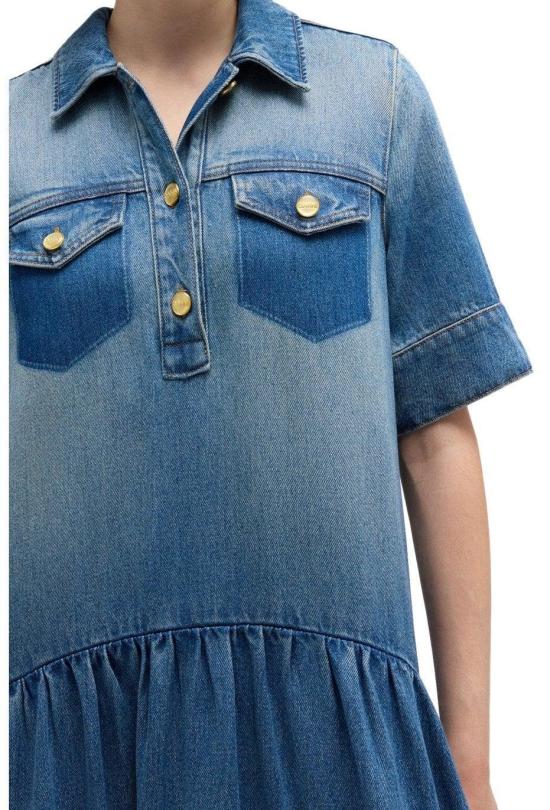 26SS 가니 원피스 9269910733046 BLUE - GANNI