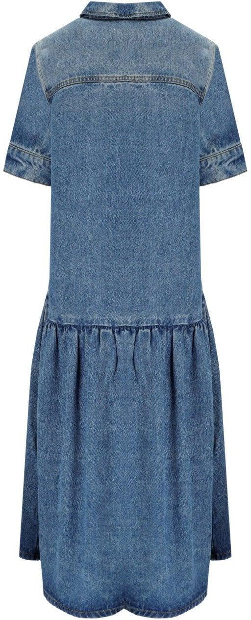26SS 가니 원피스 9269910733046 BLUE - GANNI