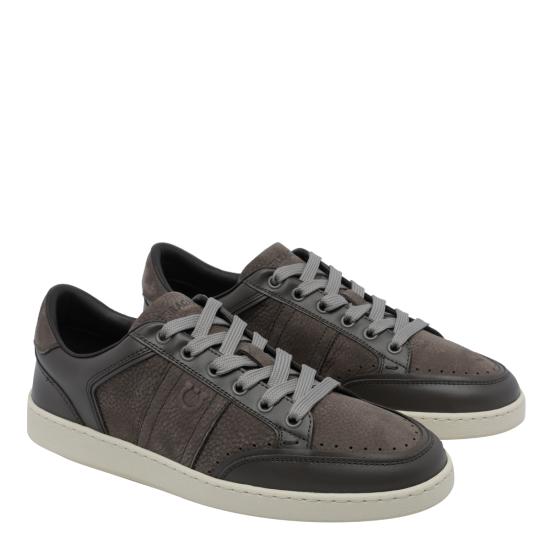 26FW 살바토레 페라가모 스니커즈 796923 02B081ELEFANTE TESTA DI MORO GREY - SALVATORE FERRAGAMO