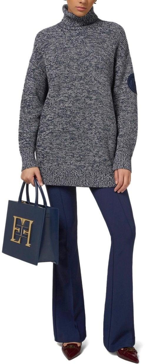  엘리자베타프랜치 니트웨어 9012404879606 BLUE - ELISABETTA FRANCHI