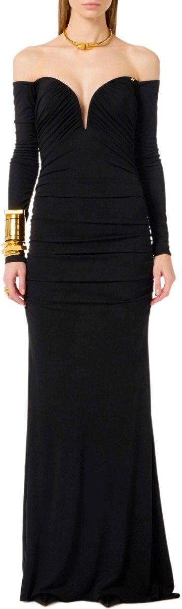26SS 엘리자베타프랜치 원피스 9305882099958 BLACK - ELISABETTA FRANCHI