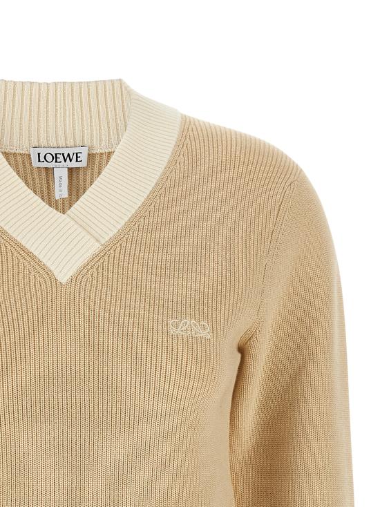 26FW 로에베 긴팔 티셔츠 S359Y14KKD2147 Beige - LOEWE