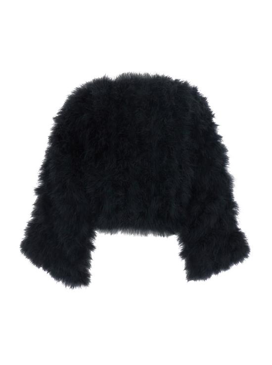 26FW 이브살로몬 무스탕 27WAC30446PLUXC99 Black - YVES SALOMON