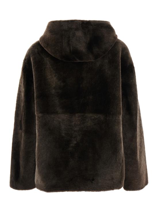26FW 이브살로몬 무스탕 27WYV62066MESIA2330 Brown - YVES SALOMON