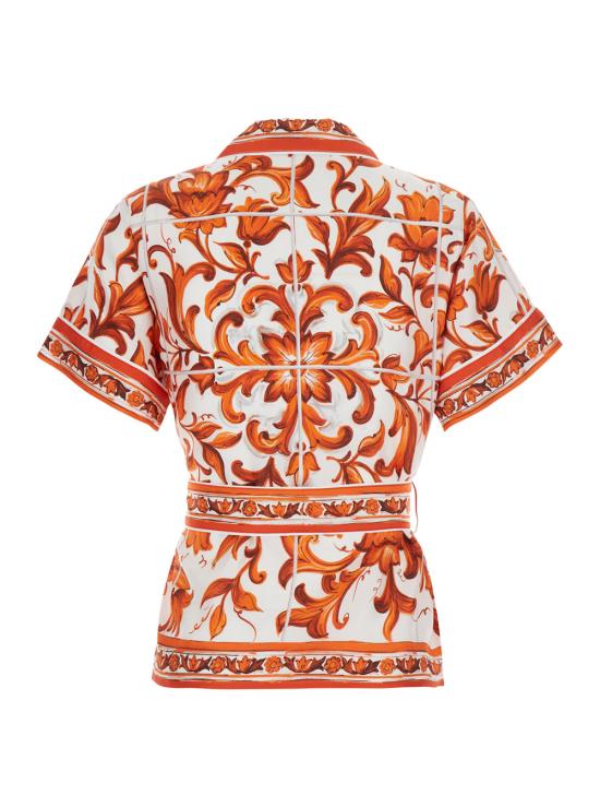 26FW 돌체앤가바나 블라우스/셔츠 F5G67TGDDRES9000 Orange - DOLCE & GABBANA