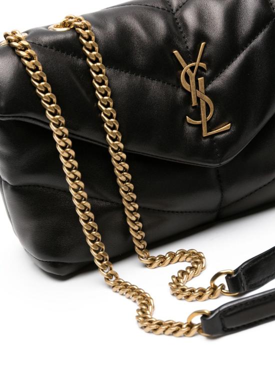 26FW 생로랑 토이 푸퍼 램스킨 숄더백 759337 1EL071000 BLACK - SAINT LAURENT