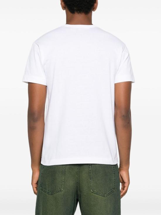 26FW 꼼데가르송 반팔 티셔츠 AXT347 1 WHITE - COMME DES GARCONS
