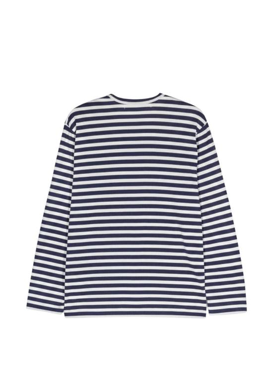 26FW 꼼데가르송 반팔 티셔츠 AXT010 NAVY - COMME DES GARCONS