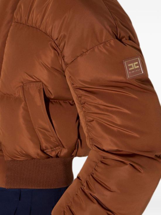 26FW 엘리자베타프랜치 패딩 PI96D66E2 FK3 BROWN - ELISABETTA FRANCHI