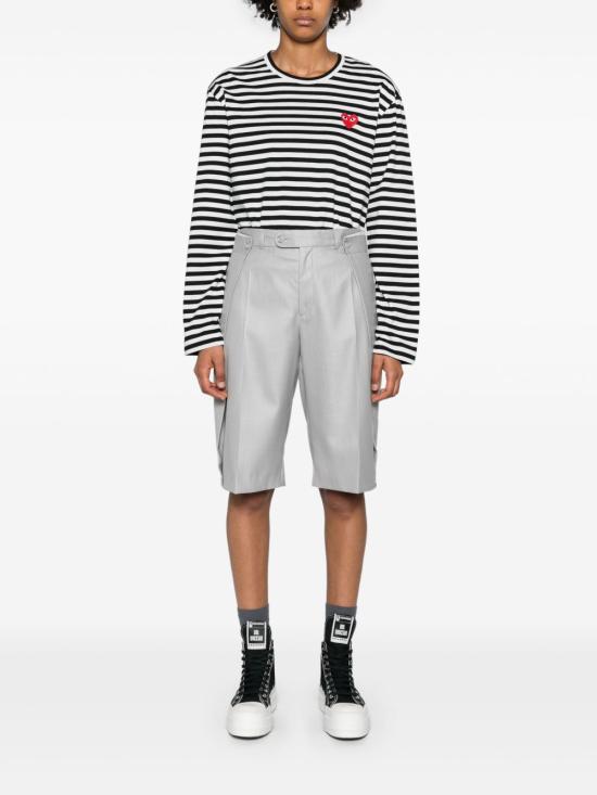 26FW 꼼데가르송 반팔 티셔츠 AXT164 BLACK - COMME DES GARCONS