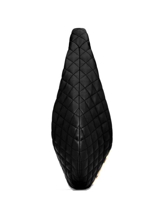26FW 생로랑 이카 호보 퀼티드 나파 858160 AAANG1000 BLACK - SAINT LAURENT