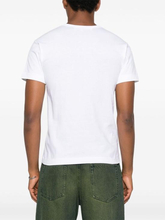 26FW 꼼데가르송 반팔 티셔츠 AXT348 1 WHITE - COMME DES GARCONS