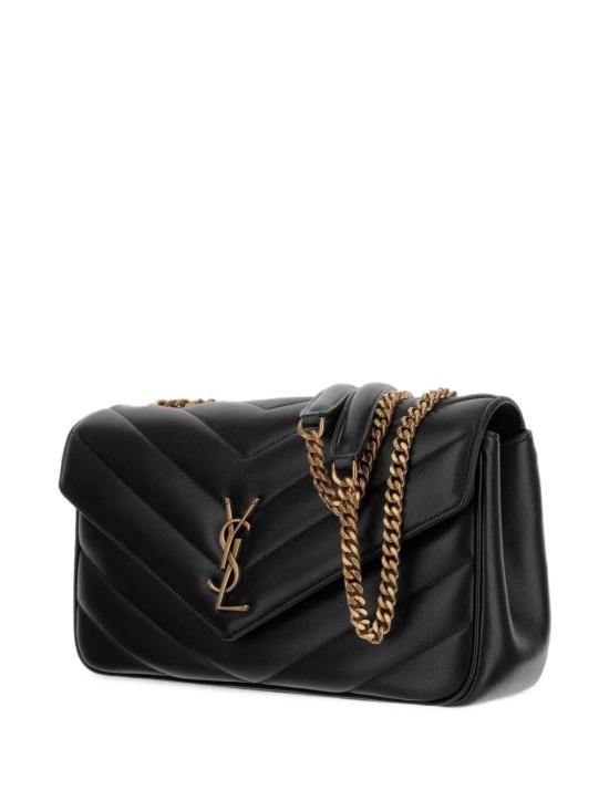 26FW 생로랑 루루 마틀라세 램스킨 미디움 숄더백 801439 AAEAX1000 BLACK - SAINT LAURENT