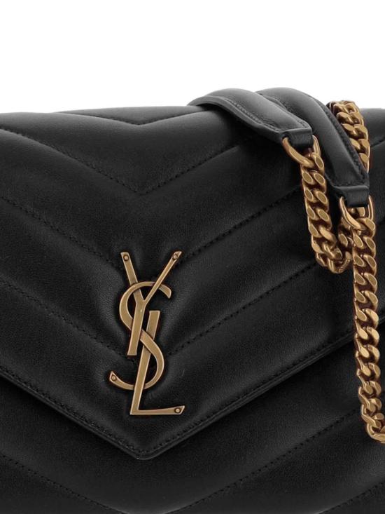 26FW 생로랑 루루 마틀라세 램스킨 미디움 숄더백 801439 AAEAX1000 BLACK - SAINT LAURENT