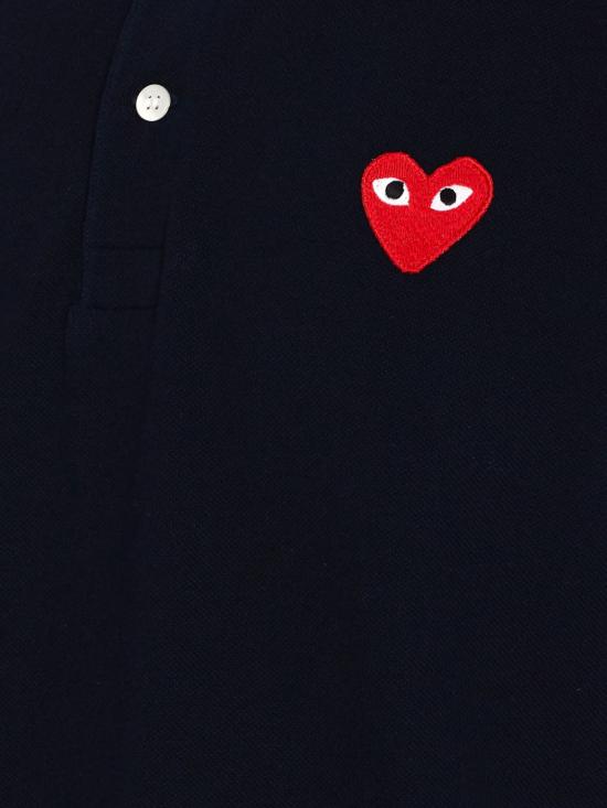 26FW 꼼데가르송 폴로 티셔츠 AXT006 2 NAVY - COMME DES GARCONS