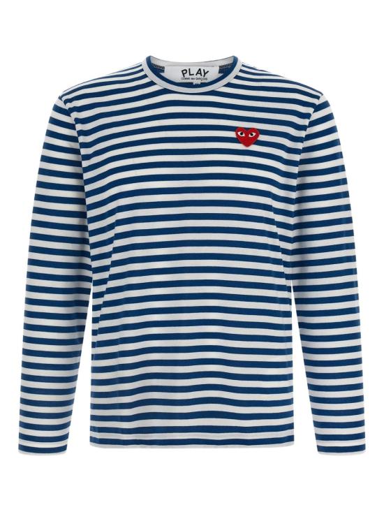 26FW 꼼데가르송 반팔 티셔츠 AXT164 2 NAVY