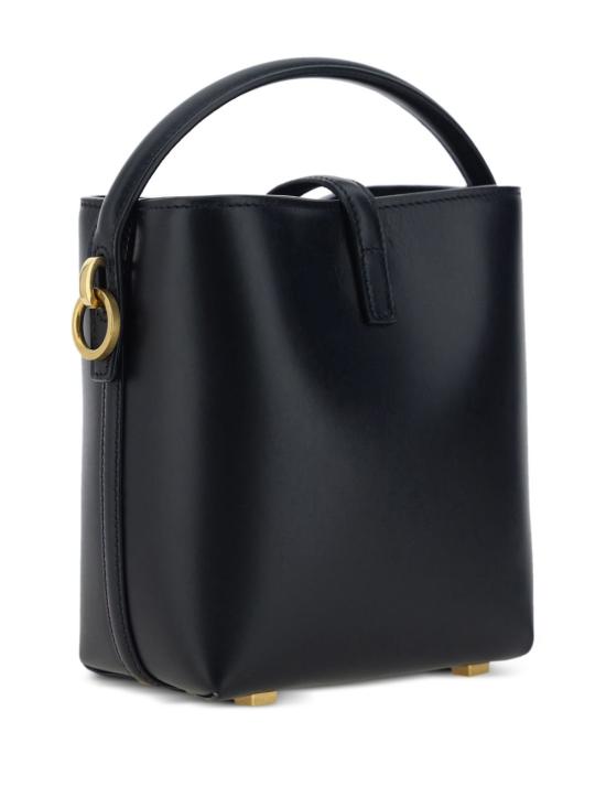 26FW 생로랑 르 37 미니 샤이니 레더 버킷백 765870 2R20W1000 BLACK - SAINT LAURENT