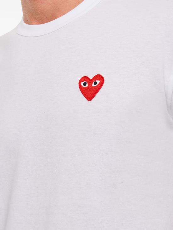 26FW 꼼데가르송 반팔 티셔츠 AXT108 2 WHITE - COMME DES GARCONS
