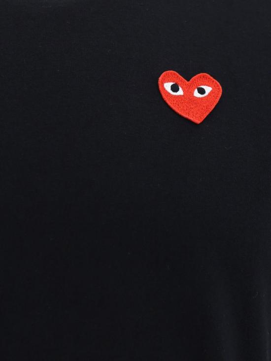 26FW 꼼데가르송 반팔 티셔츠 AXT108 BLACK - COMME DES GARCONS