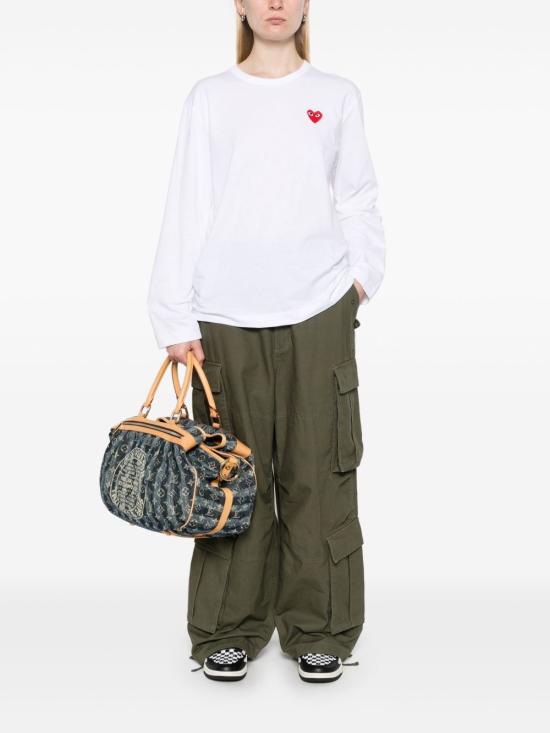 26FW 꼼데가르송 반팔 티셔츠 AXT118 2 WHITE - COMME DES GARCONS