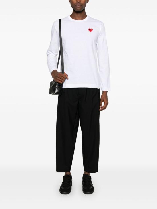26FW 꼼데가르송 반팔 티셔츠 AXT118 2 WHITE - COMME DES GARCONS