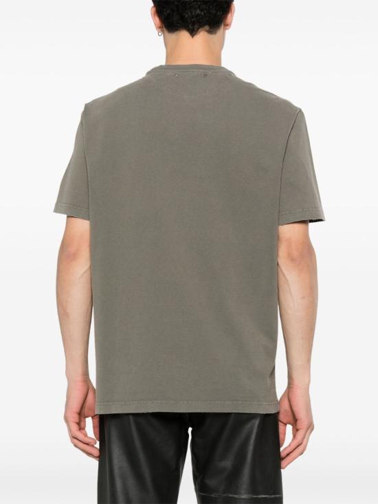 26FW 골든구스 골든 로고 프린트 반팔 티셔츠 GMP01220 P00067135479 GREEN - GOLDEN GOOSE