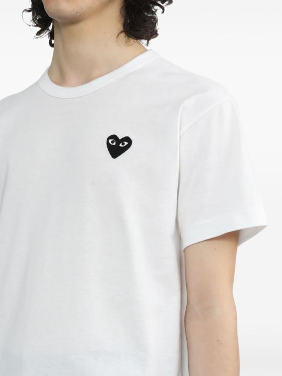 26FW 꼼데가르송 반팔 티셔츠 AXT064D 2 WHITE - COMME DES GARCONS