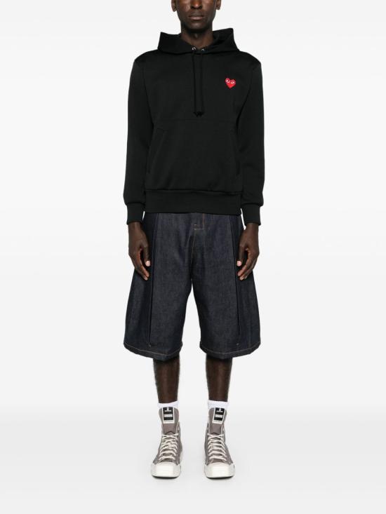 26FW 꼼데가르송 후드 티셔츠 AXT174 BLACK - COMME DES GARCONS