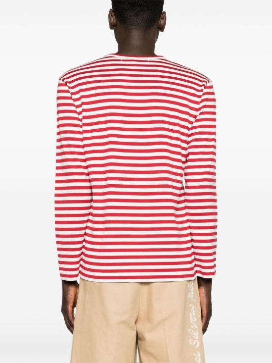 26FW 꼼데가르송 반팔 티셔츠 AXT164D RED - COMME DES GARCONS