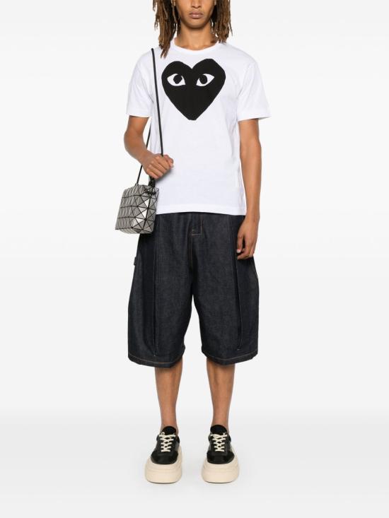 26FW 꼼데가르송 반팔 티셔츠 AXT070 1 WHITE - COMME DES GARCONS