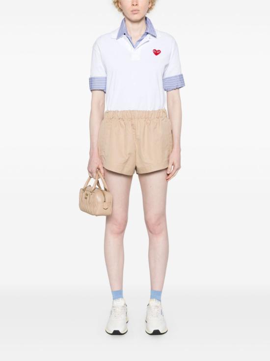 26FW 꼼데가르송 폴로 티셔츠 AXT006 5 WHITE - COMME DES GARCONS