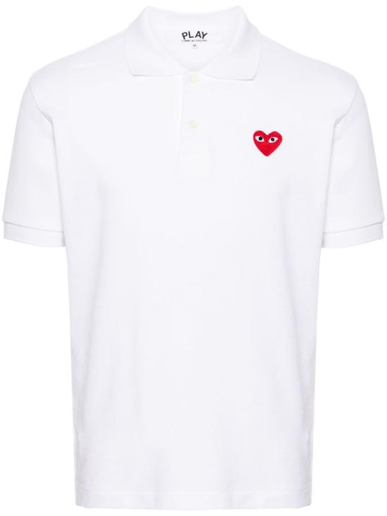 26FW 꼼데가르송 폴로 티셔츠 AXT006 5 WHITE