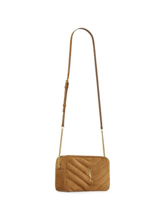 26FW 생로랑 루루 마틀라세 스웨이드 카메라 백 869468 AAEY62916 CAMEL - SAINT LAURENT