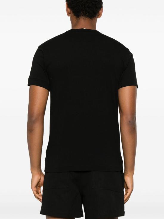 26FW 꼼데가르송 반팔 티셔츠 AXT112 BLACK - COMME DES GARCONS