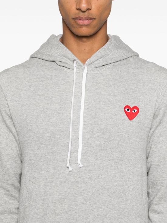 26FW 꼼데가르송 후드 티셔츠 AXT170 GREY - COMME DES GARCONS